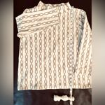Ann Taylor EUC Chain Pattern Mock Neck Sweater Photo 6