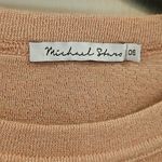 Michael Stars 💕💕 Dora 3/4 Sleeve Shine Tee Crew Neck Gild One Size NWOT Photo 6