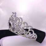 Bridal Wedding Tiara Silver Photo 1