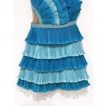 Eliya the Label Josephine Mini Ruffle Dress Blue size XS Photo 7