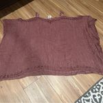 Oversized Bohemian Red Tank Top Free Sized Size undefined Photo 0