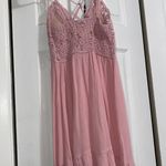 PINK - Victoria's Secret PINK Crochet Skater Dress  Photo 3
