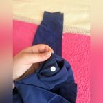 Lululemon Dark blue leggings with mesh Photo 2