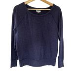 Old Navy purple indigo blue crewneck sweater women's size small cotton top Photo 0