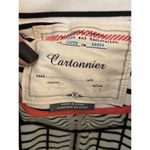 Anthropologie  Cartonnier stripe blazer - XS White Black Jacket Button Front Photo 2