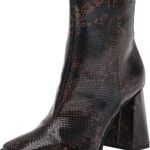 Circus by Sam Edelman  Size 9 M Brown Snakeskin Boots Booties Heels Pascha Womens Photo 0