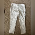 Old Navy  Women Jeans 16 White Cotton Blend High Rise Super Skinny Slim Fit Denim Photo 5