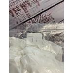 Pink Lily  One Shoulder Dress Women Size M White Side Zip Long Sheer Sleeve Photo 11