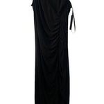 Laundry by Shelli Segal Laundry Shelli Segal Womens XS Casual Silhouette Ruched Sleeveless Midi Dress Photo 0