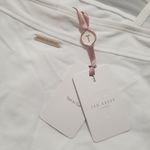 Ted Baker ππ White Mesh Panel One-Piece Swimsuit Photo 13