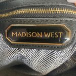 Madison West  Black Vegan Leather Shoulder Bag Photo 6