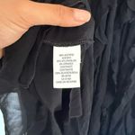 BCBGMAXAZRIA  Black silk ruffle Maxi Dress Photo 4