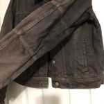 Free People Rumors dark blotched tie dye denim jacket. women’s size medium Photo 4