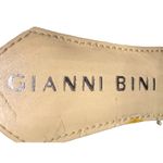 Gianni Bini Caged Booties Lace-Up Boho Open Work Lace Up 6.5 Stiletto Leather Photo 7