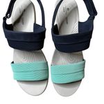 Clarks Women's Step Cali Muir Sandal Navy/Green Size US 9.5 Cloudsteppers Photo 1