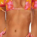 Beach Riot Raquel Hula Hibiscus Floral Bikini Photo 0