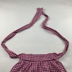 ZARA Pink Gingham Checkered A-Line Skirt M Photo 2