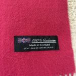 Womens Winter Warm SCOTLAND Made 100% CASHMERE Scarf Pink Photo 3