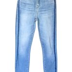 7 For All Mankind Blue High Waisted Ankle Skinny Denim Jeans Women's Size 24 Photo 4
