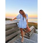 Free People Bop Around Stripe Romper in Oxford Combo Size X-Small Photo 3