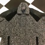 New York Girl Vintage 80s  Boucle Bomber Jacket Black Speckled Coat Shoulderpads Photo 3