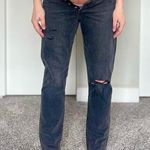 Levi's Big E Premium 501 S Jeans - Faded Black Wash - Grunge Streetwear -Size 27 Photo 0