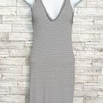 Project Social T PST by Project Social Striped Ribbed Midi Dress, S, NWT! Photo 3