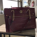 Anne Klein  - Burgundy Shoulder Purse Photo 1