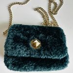 Kate Spade Designer Audrey Faux Shearling Crossbody Bag Peacock K9280 Brand New Photo 3