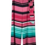 NY&C 7th Avenue Women's Pink Blue Black Palazzo Pants Size 6 NEW w Tag Wide Leg Photo 0
