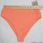 NEW Toast Swim Signature High Waist Bottom in Watermelon, XL Red Photo 3