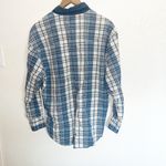 Pendleton  Women’s 100% Cotton Blue White Long Sleeve Casual Button Front Shirt Photo 6