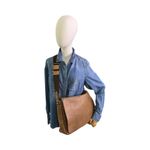 Coach  G1373-71070 Legacy Pebbled Leather Messenger Bag Tan Crossbody Photo 12