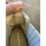 NWOT Patina Women Tan Suede Leather Ankle Booties Wood Heel Western Cowgirl 9.5 Photo 6