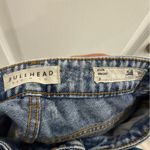 Bullhead Denim Co Bullhead High Rise Mom Short Denim Blue Women's Size 3 Photo 2