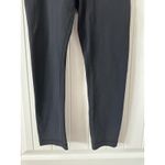 Lululemon ‎ Black Crop Leggings Athletic Wear Size 4 Photo 2