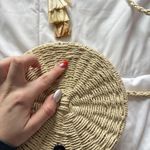 Mia & Tess The Paper Store Crossbody Bag Round Woven Bohemian Hippie Chic Tan Photo 10