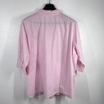 Woman Within  Embroidered Heart Floral 3/4 Sleeve Button‎ Down Shirt 3X Photo 2