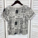 Vibe N Astrology Horoscope Crop Shirt Cream Black Medium Black Photo 6