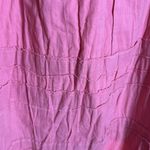 Avenue 100% Cotton Pink Strawberry Flowing Crinkled Maxi Skirt Size 2X 18/20 Photo 1