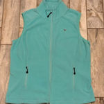 Vineyard Vines  women's small green fleece vest Retails $80 Photo 0