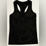 Athleta NWT  Momentum XXS Tank Top Seamless Black Paisley Racerback Photo 2