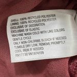 A New Day Ruffle Chiffon Blouse Long Sleeve Tie Neck Smocked Waist Top large Photo 5