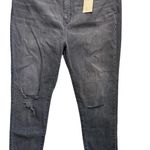 Madewell NWT Curvy High-Rise Skinny Jeans in Black Sea Size 36 Photo 2