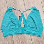 City Chic Fox & Royal Bralette Bra Plus 18 2X Zoey Mint‎ Leaf Lace Racerback NWT Green Photo 1