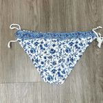 Shoshanna SWIMWEAR Women's Blue/White Chambray Paisley Floral Swim Bottoms sz XL Photo 2