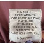 Garnet Hill Tunic Top Women M Burgundy Batwing Stretch Relaxed Feminine NEW Photo 14