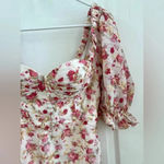 ALAMOUR THE LABEL Myrna Dress By ALAMOUR THE LABEL floral mini dress (Size XS) White Photo 9