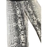 Noli Luxe Gray & Black Snake Athletic 3/4 Length Leggings Size Small Photo 4