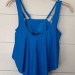Summer Mae Women’s Medium Blue Crop Swim Top New Photo 0